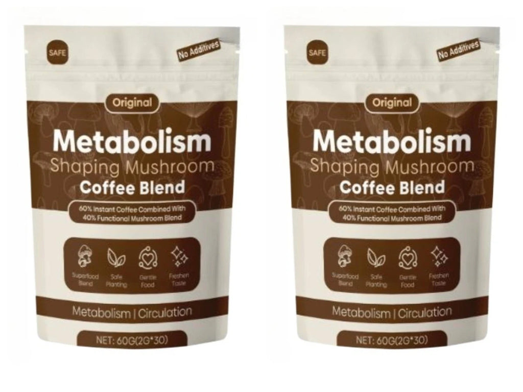 Metabolic Powder with Mushroom Extract and Black Coffee Promote Internal Circulation in The Body Health Nutritional Supplements