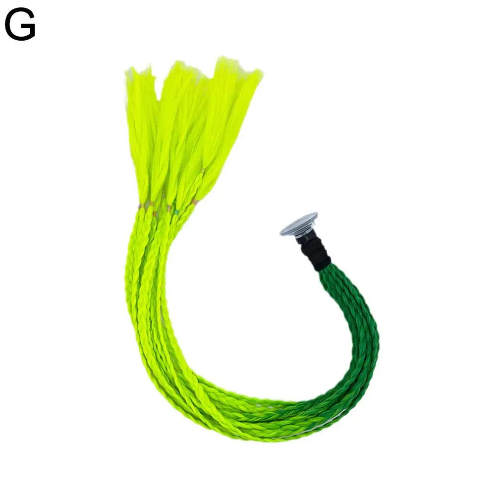 Helmet Braids Pigtails Motorcycle Helmet Braid Ponytail Motorbike Riding Helmet Pigtails Braids For Women Men Children