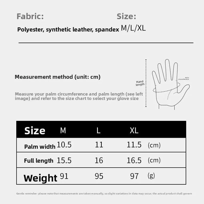 Motorcycle Protective Gloves for Unisex Breathable Anti Slip Touch Screen Gloves Outdoor Off-road Riding Wear-resistant Gloves