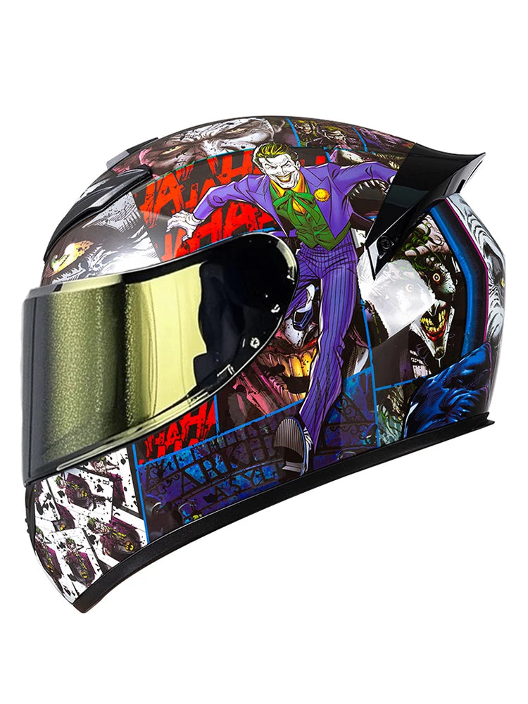 Unisex Full Face Motorcycle Helmet DOT Certified Safety Cap for Motobike Scooter Casco Moto Modular Helmet