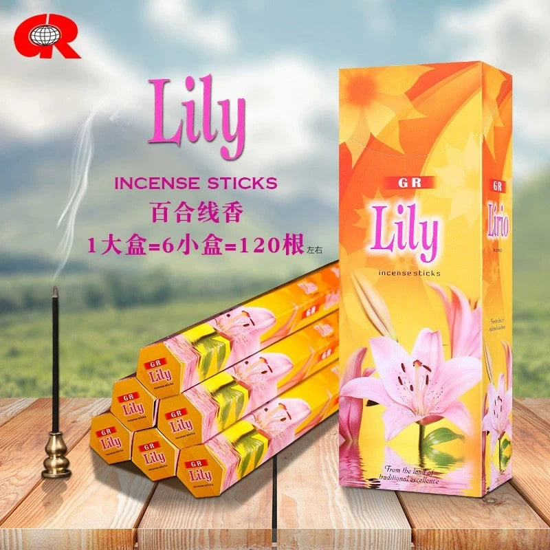T68 20Pcs India Incense Sticks - Handmade Sandalwood/Lavender/Lemon Aromatherapy Sticks for Meditation