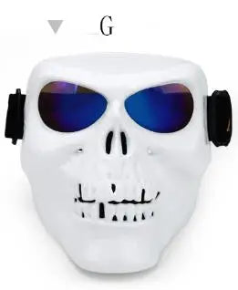 Yolinson Motorcycle Goggles Helmet Mask Outdoor Riding Motocross Skull Windproof Wind Glasses Sandproof Goggle Kinight Equipmetn