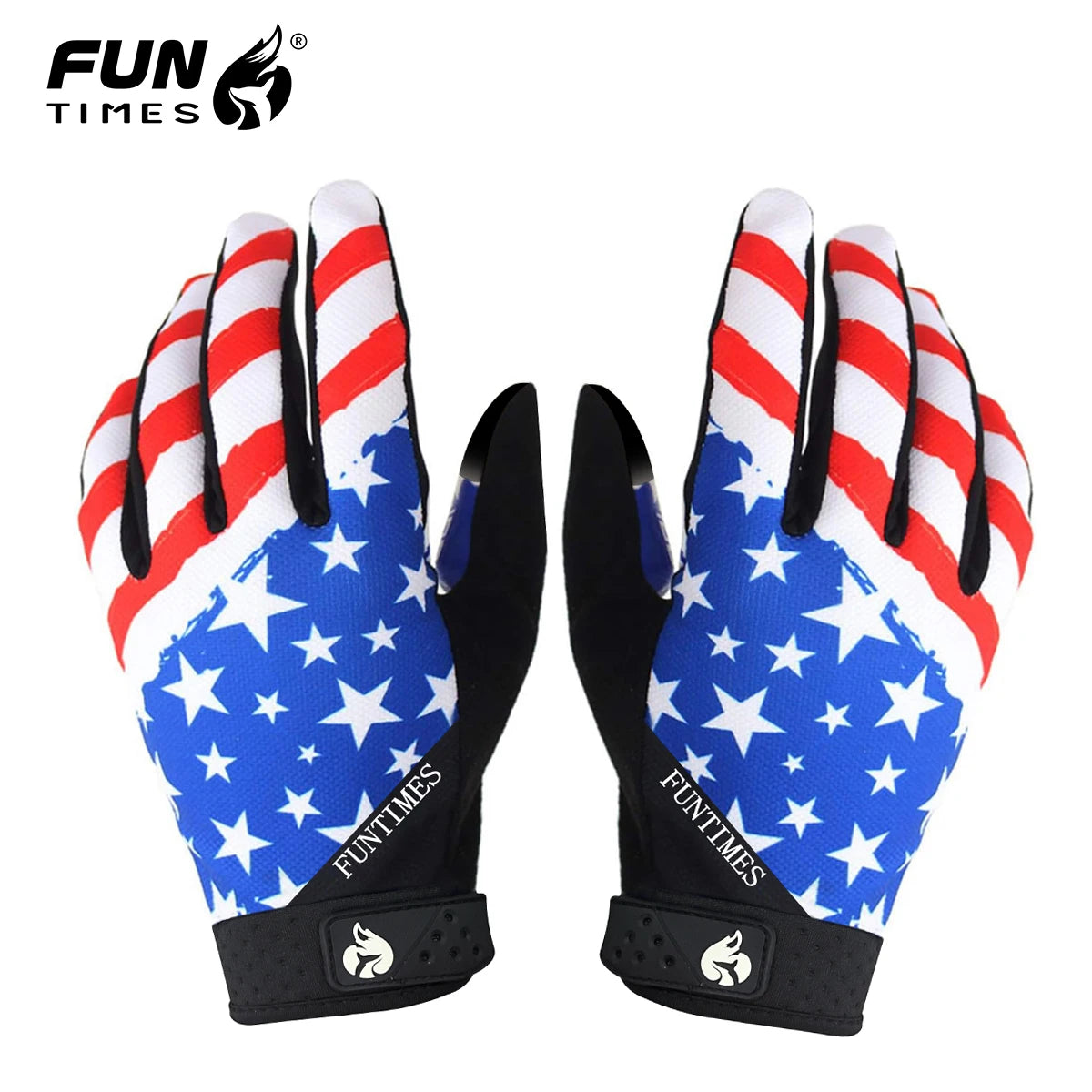 2024 FUNTIMES New Four Seasons Full Finger Outdoor Bicycle Motorcycle Riding Gloves