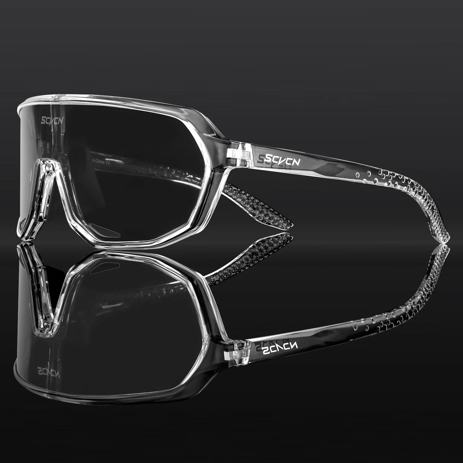 SCVCN Hot Photochromic UV400 Cycling Glasses Motorcycle Bike Riding Outdoor Sport Cycling Sunglasses Men Women Hiking Goggles
