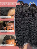 40 Inch Deep Water Wave Lace Front Wig Deep Curly Lace Front Human Hair Wigs 13x6 Hd Frontal Lace Wigs Pre Plucked For Women