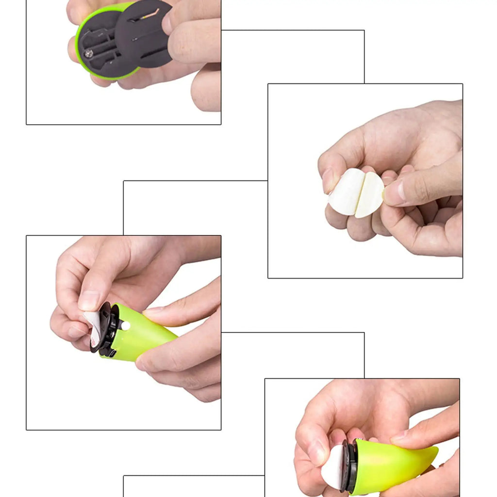 Illuminated Devil Horn for Helmet Waterproof Headwear Accessories Adhesive Car Roof Decoration Fit for Night Riding Motorcycle