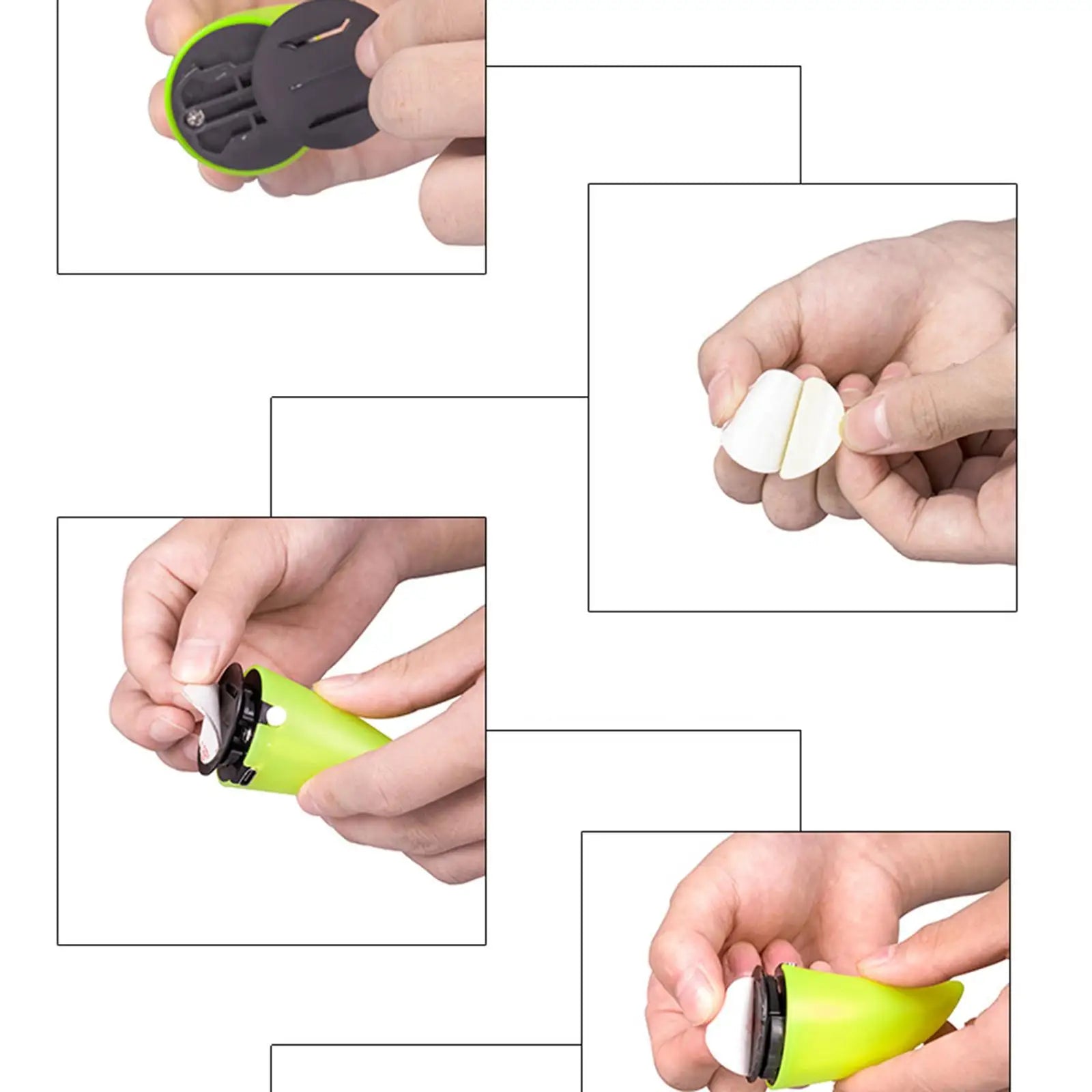 Illuminated Devil Horn for Helmet Waterproof Headwear Accessories Adhesive Car Roof Decoration Fit for Night Riding Motorcycle