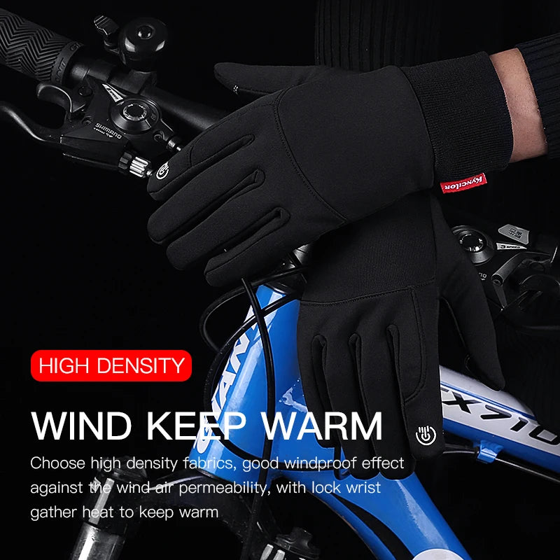 Winter Gloves For Men Waterproof Windproof Cold Gloves Snowboard Motorcycle Riding Driving Warm Touchscreen Glove