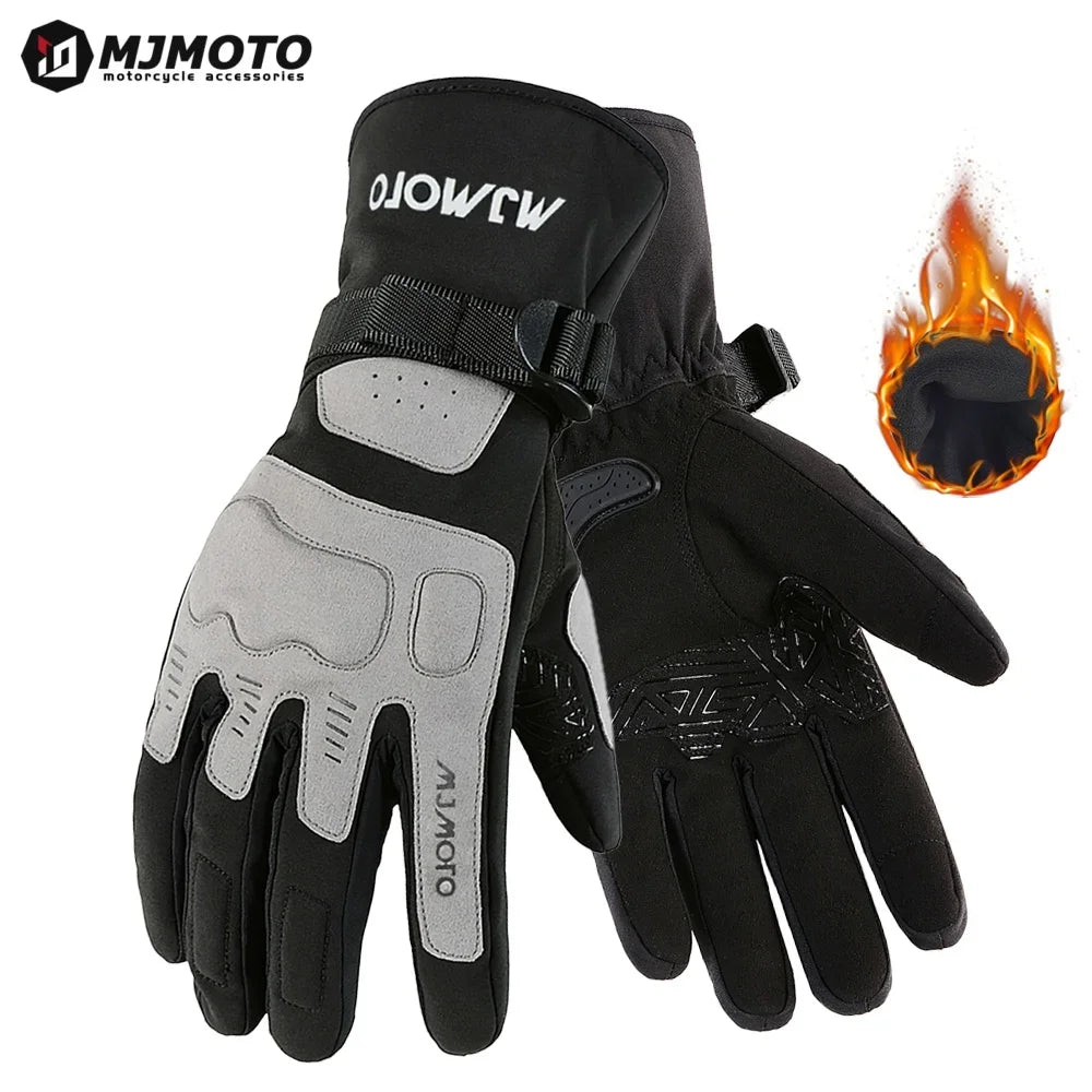 Unisex CE Certified Motorcycle Gloves - Autumn Winter Windproof Warm Gloves For  Motocross Racing Daily Motorbike Outdoor Riding