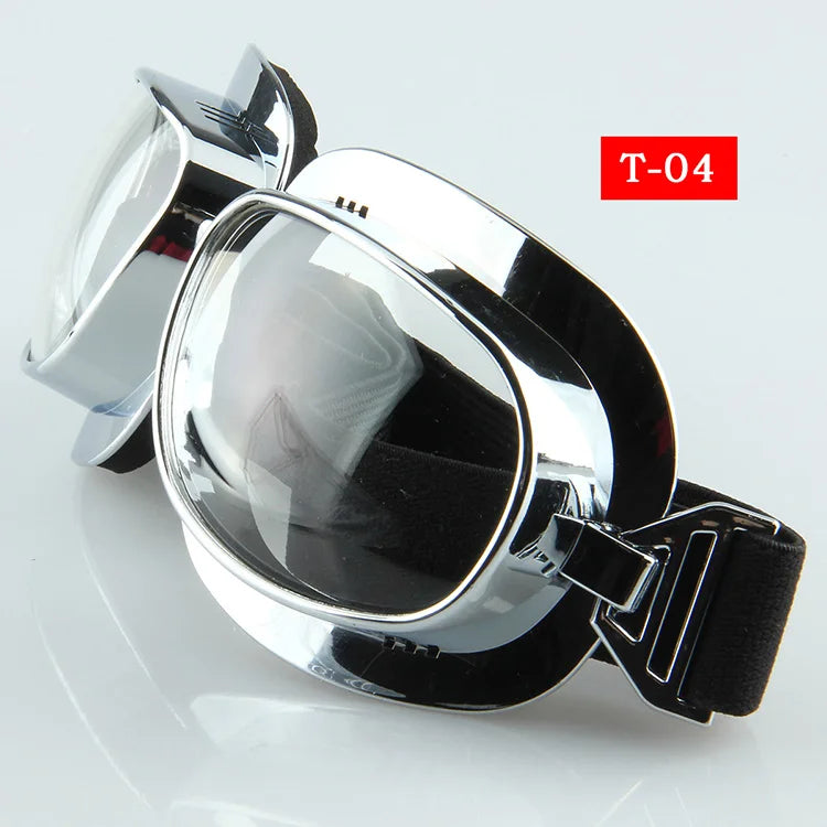 POSSBAY Safety Windproof Motorcycle Glasses Retro Motocross Goggles Eye Protection Cycling Outdoor Dirt Bike Riding Sunglasses