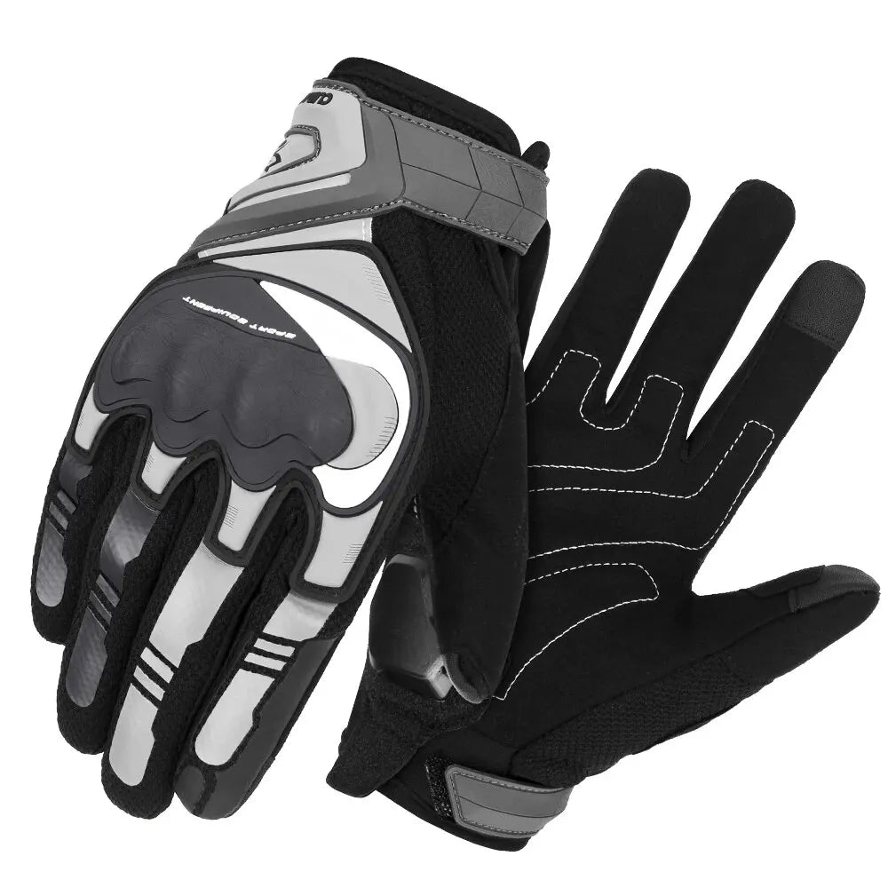 Motorcycle Gloves Unisex Breathable Touch Screen Dirt Bike Riding Protection Gloves Outdoor Sports Night Reflective Full Finger