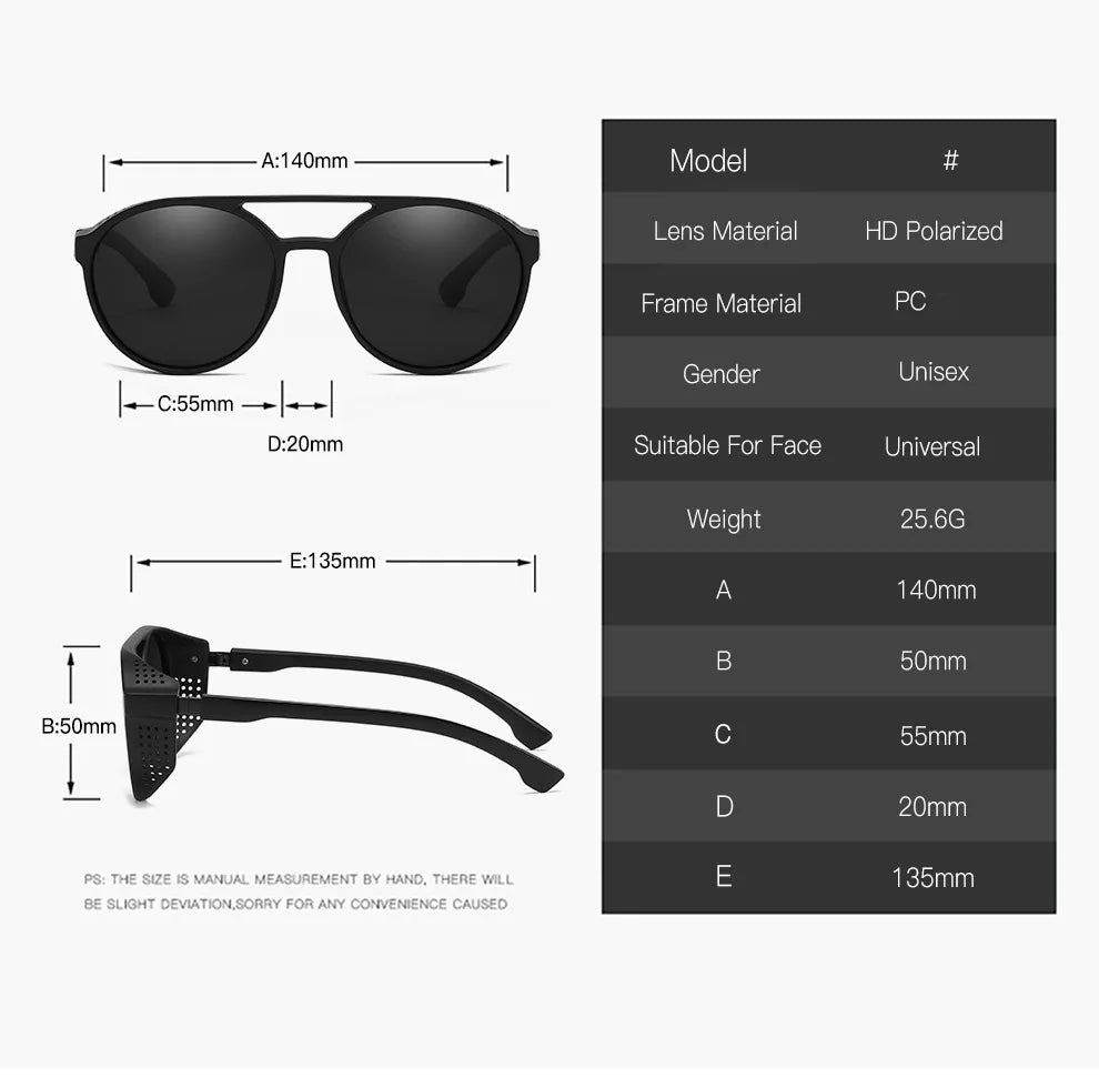 New Sunglasses Driving Glasses Polarized Sunglasses Men Women Round Box Outdoor Fishing Riding Mirror Motorcycle Running Travel