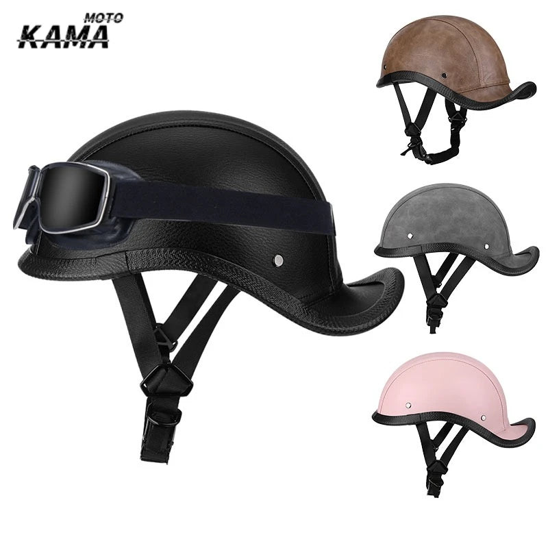 Motorcycle Helmet German Vintage Moto Helmet Retro Casco Moto Helmet Half Face Men Women capacete aberto cascos para moto