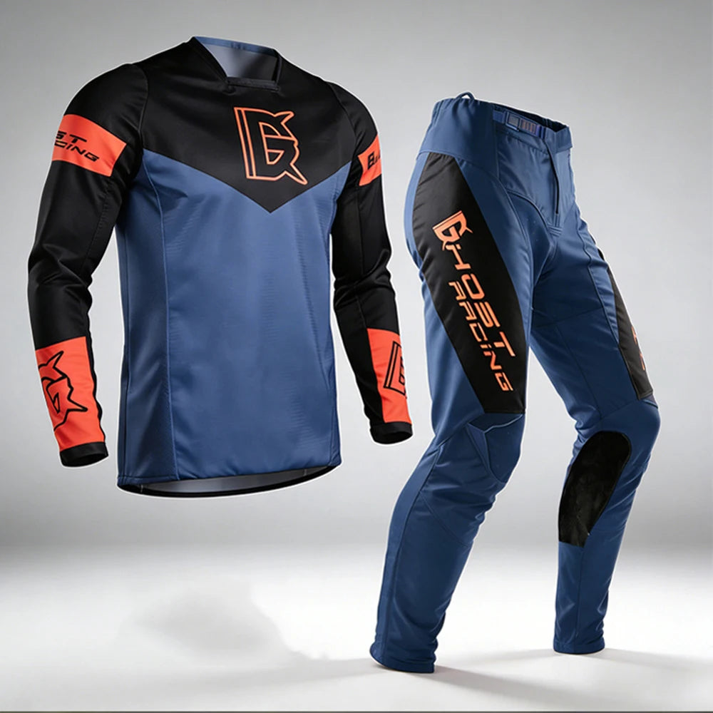 Summer Breathable Motorcycle Clothing Set Men Motocross Gear Set Top Off Road MX Combo Moto Jersey And Pant