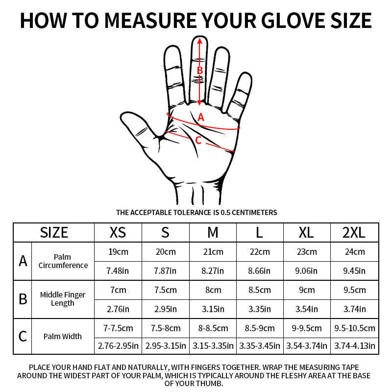 JCAA Breathable Summer Full Finger Motorcycle Gloves Non-Slip Wear-Resistant Touch Screen Motocross Racing Moto Riding Gear