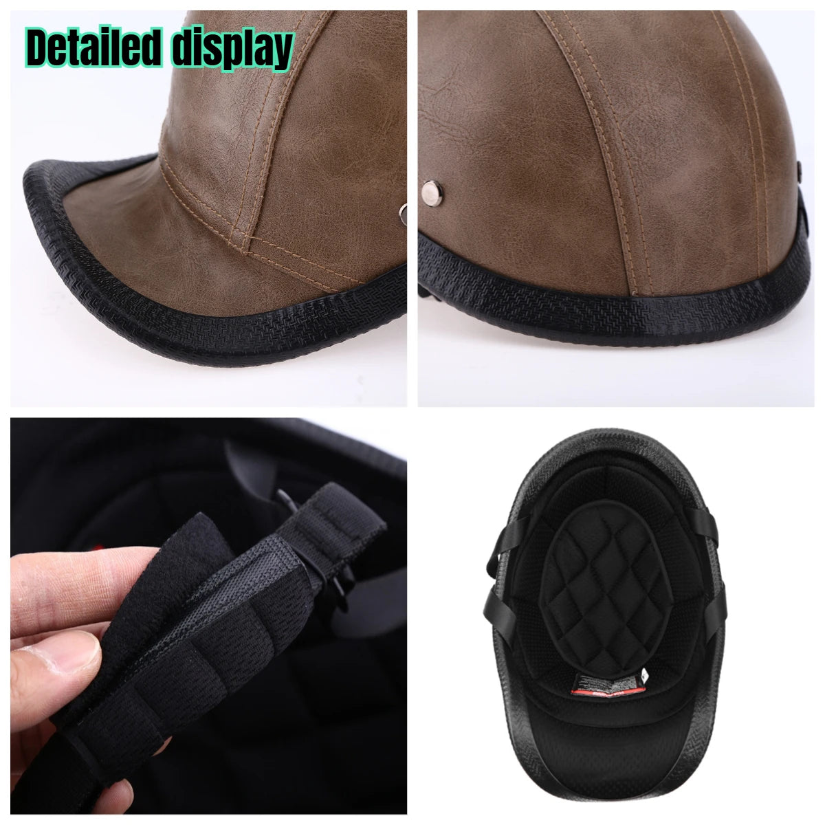 Motorcycle Helmet German Vintage Moto Helmet Retro Casco Moto Helmet Half Face Men Women capacete aberto cascos para moto