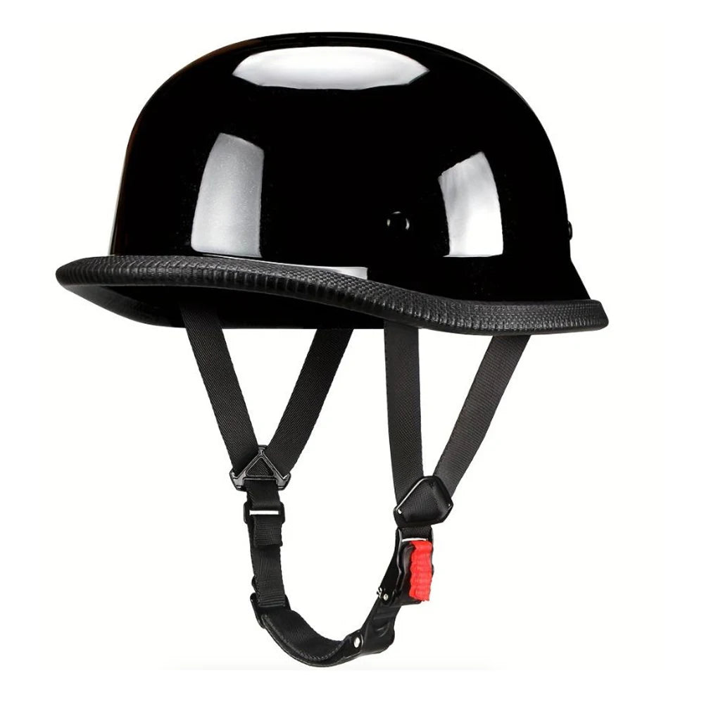 Motorcycle Helmet Vintage Motorcycle Helmet Open Face Retro Half Helmet  Biker DOT Size M-XXL