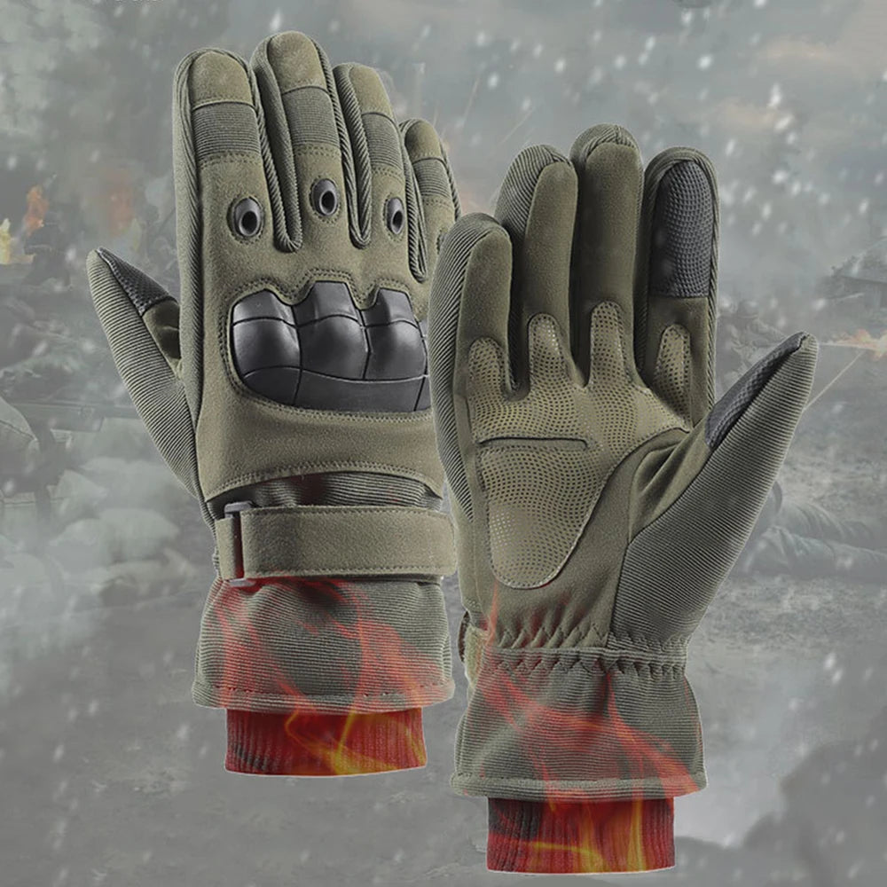 Winter Warm Motorcycle Gloves Full Finger Touch Screen Guantes Moto Outdoor Sport Motorbike Riding Gloves Motorcycle Equipment