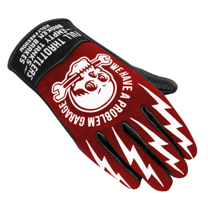 FUNTIMES Motorcycle Gloves Motorcycle Gloves Racing Long Hard Shell Leather Riding Gloves Thick Breathable Gloves