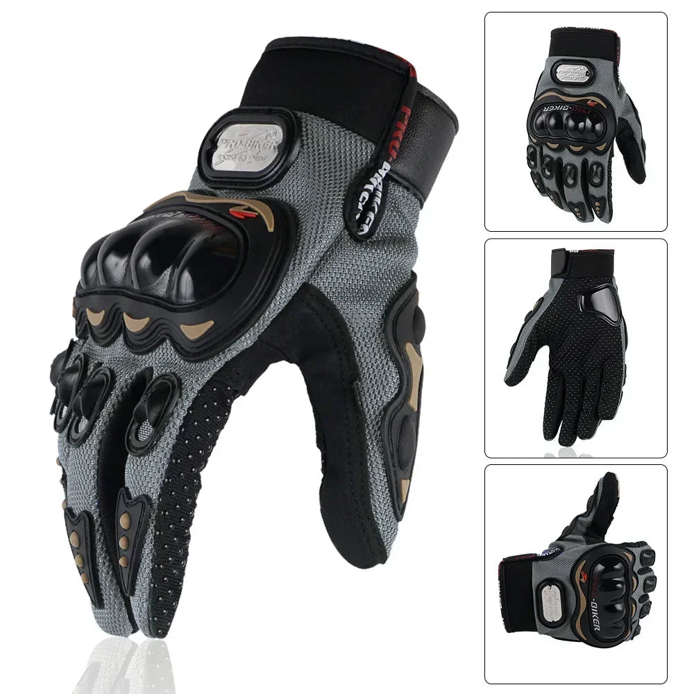 Men Women motorcycle gloves Moto touchscreen Dirtbike racing motorcyclist glove cycling riding bicycle motocross protector gear