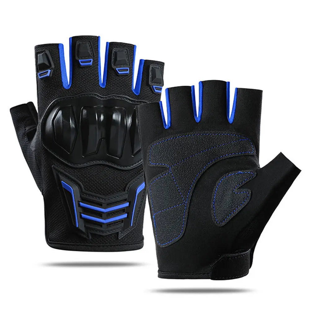 Breathable Motorcycle Gloves Summer Half Finger Guantes Moto Men Motorbike Riding Gloves Protective Gear ATV MTB Cycling Gloves