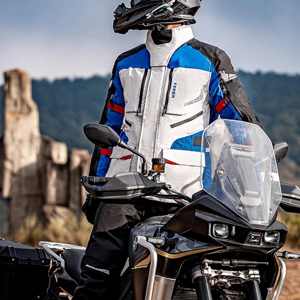 S-7XL Motocross Jacket Men Women Chaqueta Moto CE Protector Motorcycle Jacket Waterproof Protective Gear With Removeable Linner