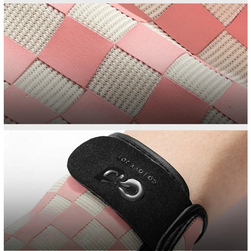 Motorcycle Riding Gloves Breathable Touchscreen Compatible for Men Women Motorbike Cycling Outdoor Sports Retro Plaid Design