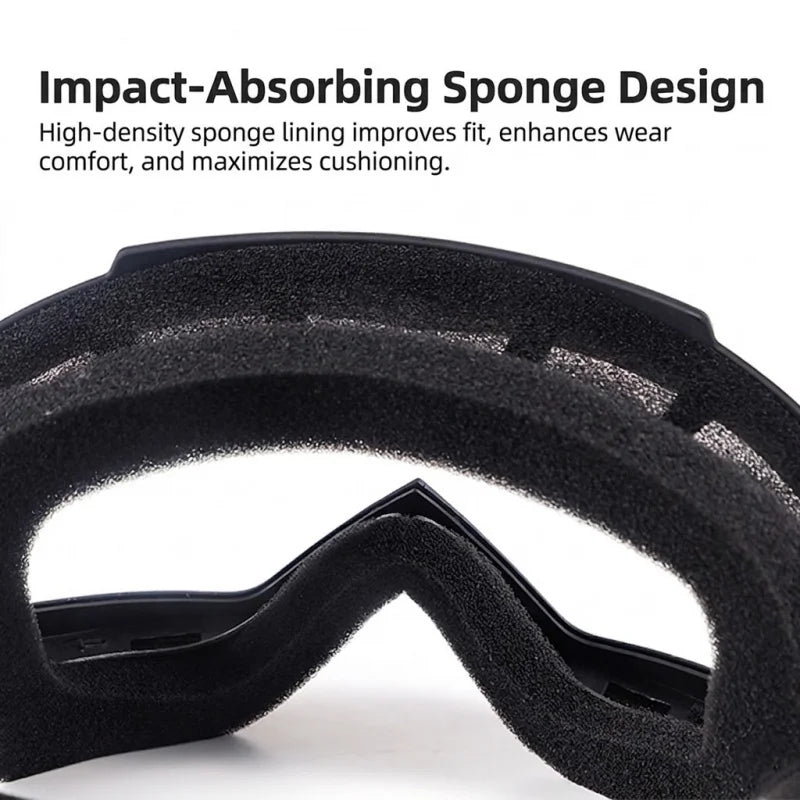 Cycling Dustproof Adjustable Motorcycle Goggles Breathable Full Face Protective Sunglasses Riding Outdoor Sport Windproof Mask