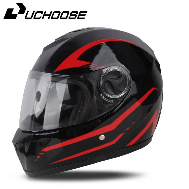 Uchoose DOT Certification Safety Motorcycle Helmet Full Face helmet For Racing Motocross Motorbike Riding Moto Helmets