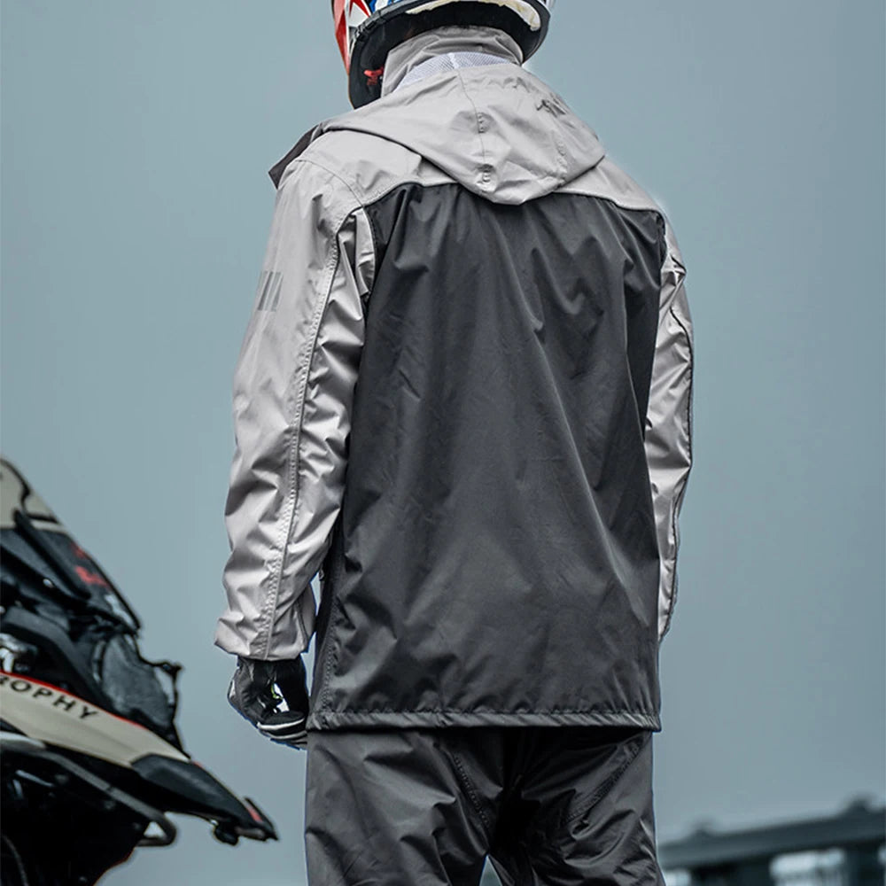 Motorcycle Riding Raincoat Protective Clothing Men's And Women's Common Split Raincoat Necessary Equipment For Moto Travel