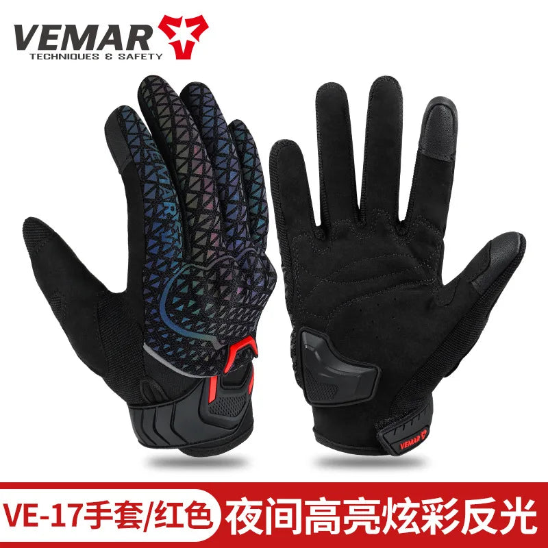Spring summer gloves motorcycle men women riding gloves TPU protective case anti-drop locomotive rider breathable moto gloves