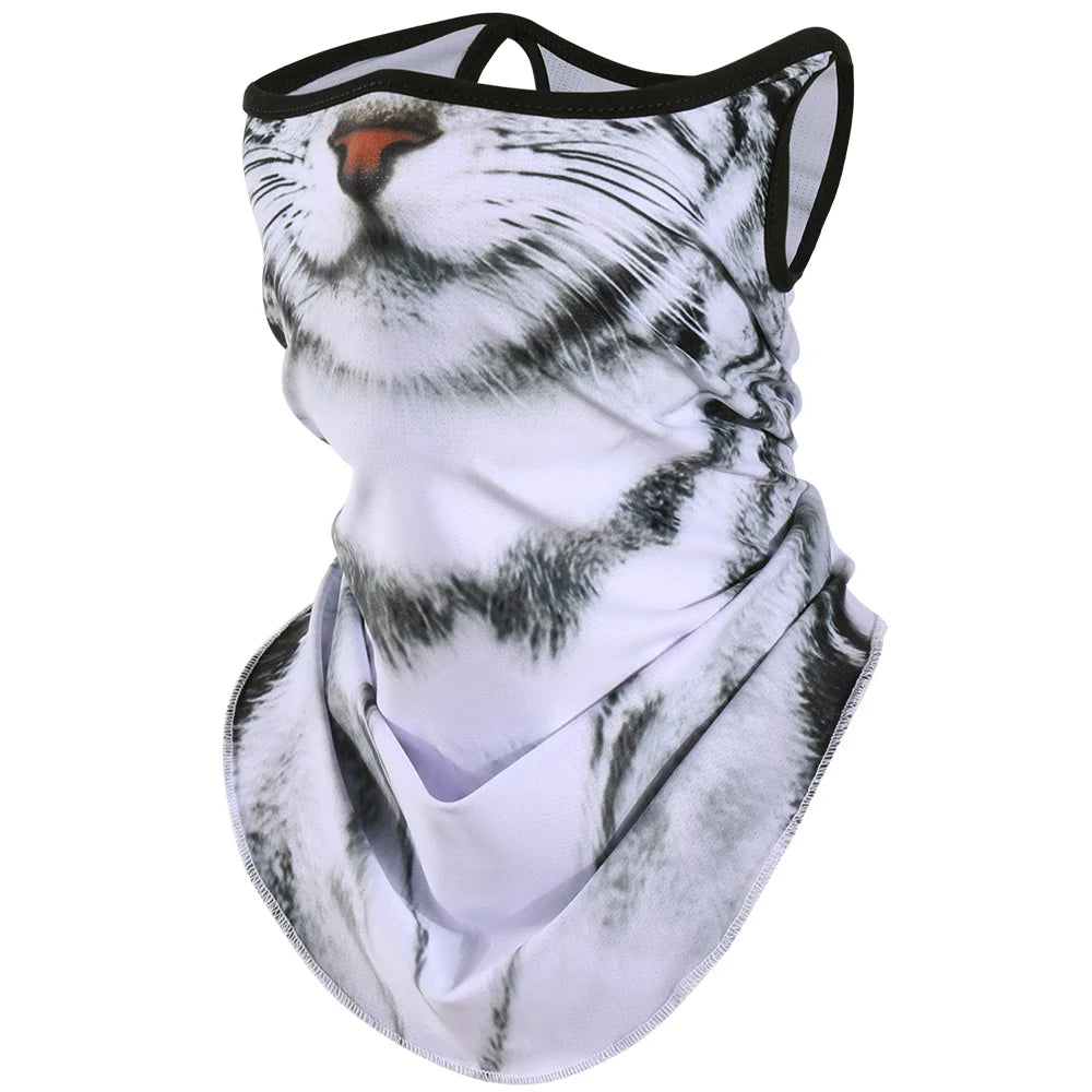 Motorcycle Face Mask Moto Helmet Breathable Bandana Hood Ski Neck Warmer Gaiter Windproof Dustproof Scarf Biker Mask