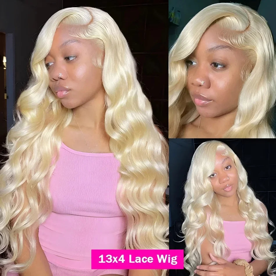613 HD Lace Frontal Wig 13x6 Human Hair Wigs 30 Inch Body Wave Wig 250 Density Transparent Lace Brazilian Hair Summer Breathable