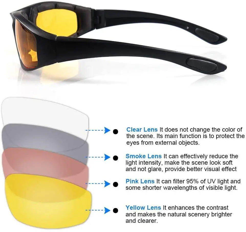KLASSNUM 2026 New Motorcycle Polarized Glasses Bike Cycling Windproof Riding Goggles Mens Sports Sunglasses Women Protective Eye