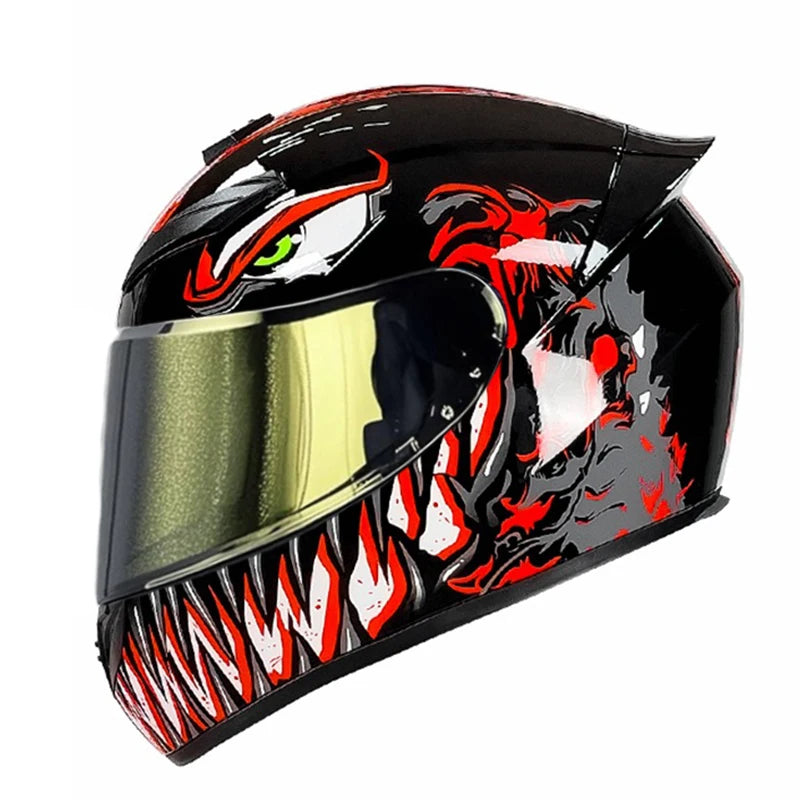 DOT Certification Safety Motorcycle Helmet Full Face For Racing Motocross Motorbike Riding Moto Helmets Soft Comfort Lining