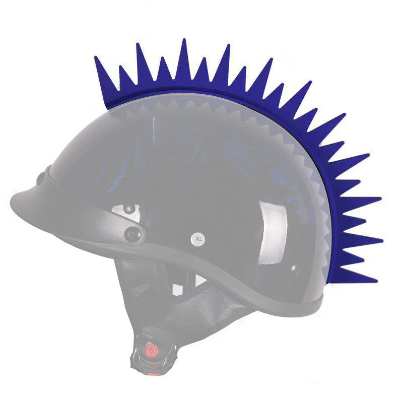 Universal Rubber Dirt Biker Motocross Mohawk Biker Helmet Mohawks Spikes Motorcycle Helmet Mohawk Sticker Decoration Accessories