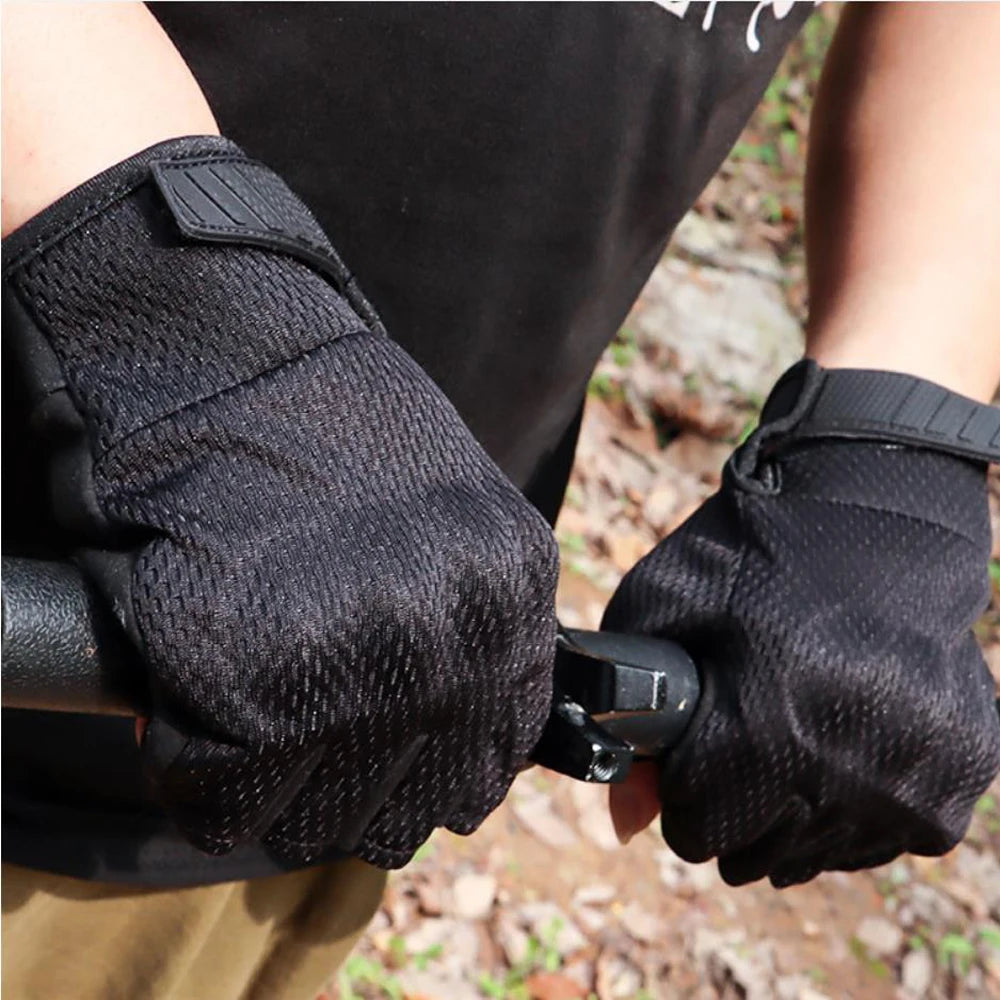 Men Riding Gloves Cycling Bike Half Finger Motos Racing Gloves Antiskid Screen Touch Outdoor Sports Tactical Gloves Protect Gear