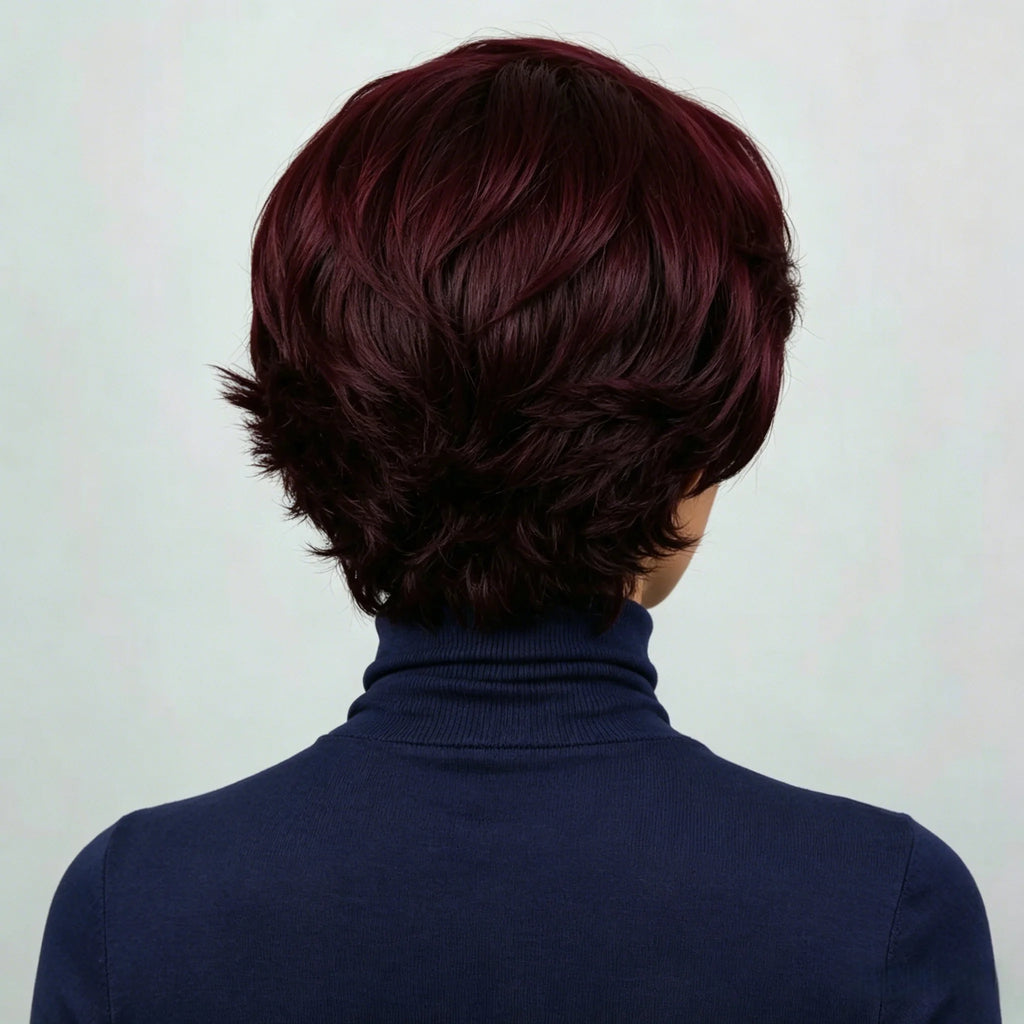 Pixie Cut Straight Brazilian Human Hair Wigs 13x4 Lace Frontal Hair Wig Short Bob Hair Wig 180% density
