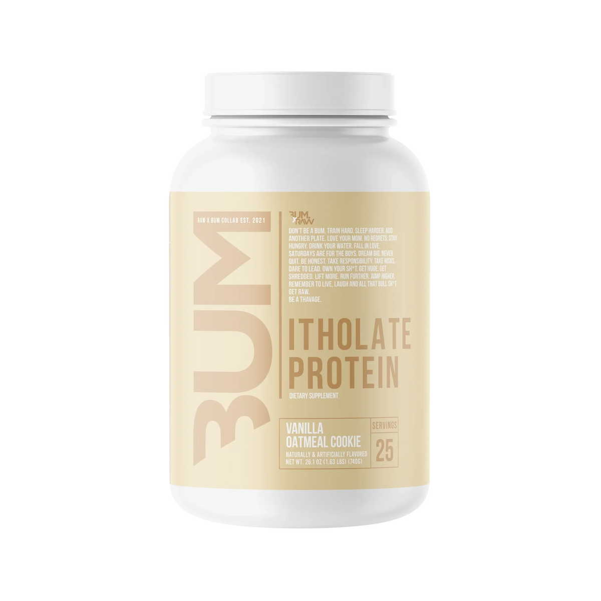 Raw Nutrition Bum Itholate Protein 25 Servs