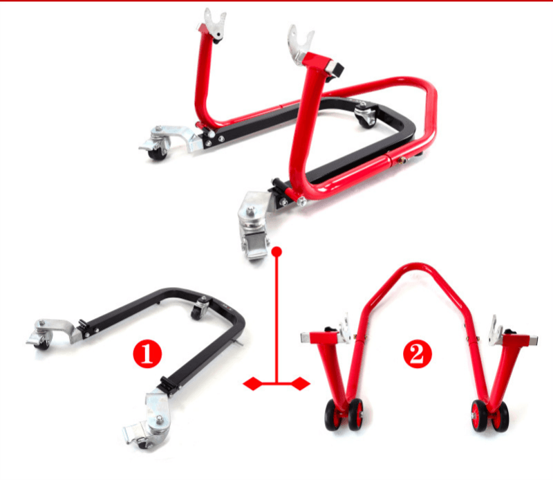 Liou Stand™ Motorcycle Paddock Stand Dolly Mover