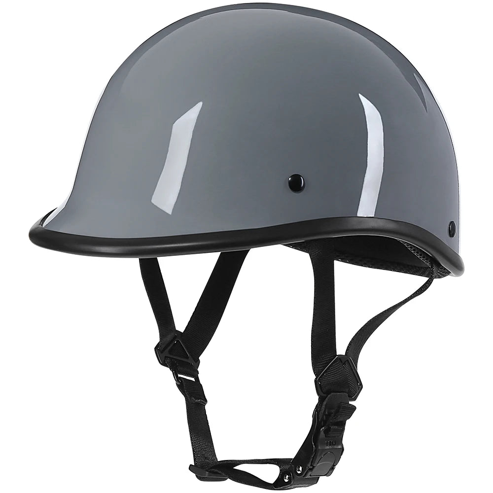 Vintage German Motorcycle Helmet Half Open Face Biker Pilot Style for Men And Women Retro Riding Headgear