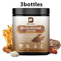 Mushroom Coffee Supplement with Cordyceps, Reish, Lion's Mane For Energy, Focus, Positive Mood And Immune Support