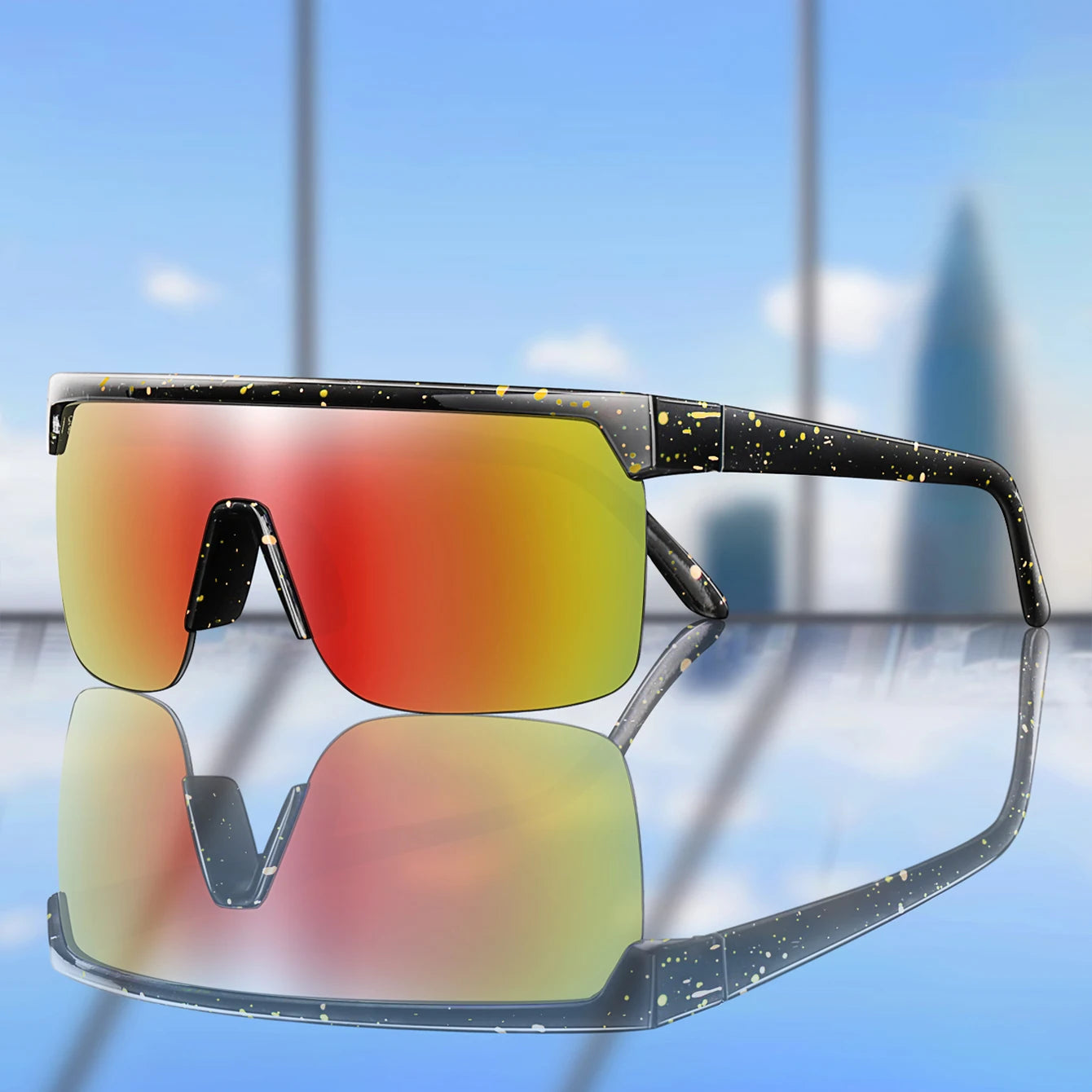 Brand Motorcycle Glasses Female Male Outdoor Sport Square Windproof Cycling Riding Bike Hiking Goggles Driving Hiking Eyewear